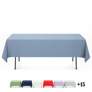 Premium Polyester Rectangle Tablecloth 60"x102" - 220GSM - By TCF Linens