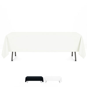Premium Polyester Rectangle Tablecloth 72"x120" - 220GSM - By TCF Linens