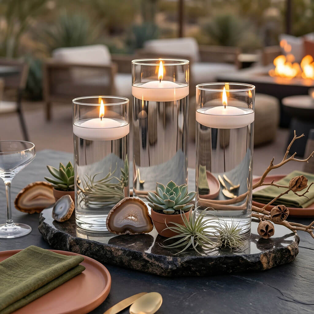 Floating Candle &amp; Holder Sets