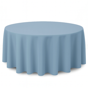 Premium Polyester Round Tablecloth 120" - 220GSM - By TCF Linens