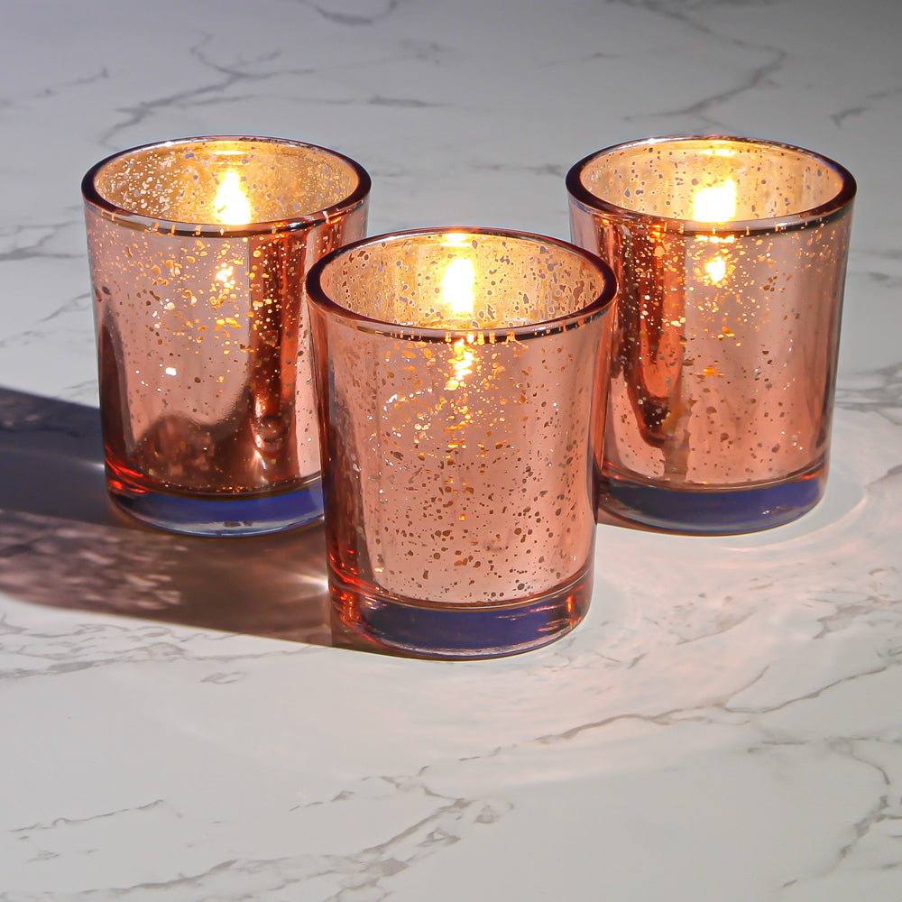 Richland Rose Gold Mercury Votive Holder