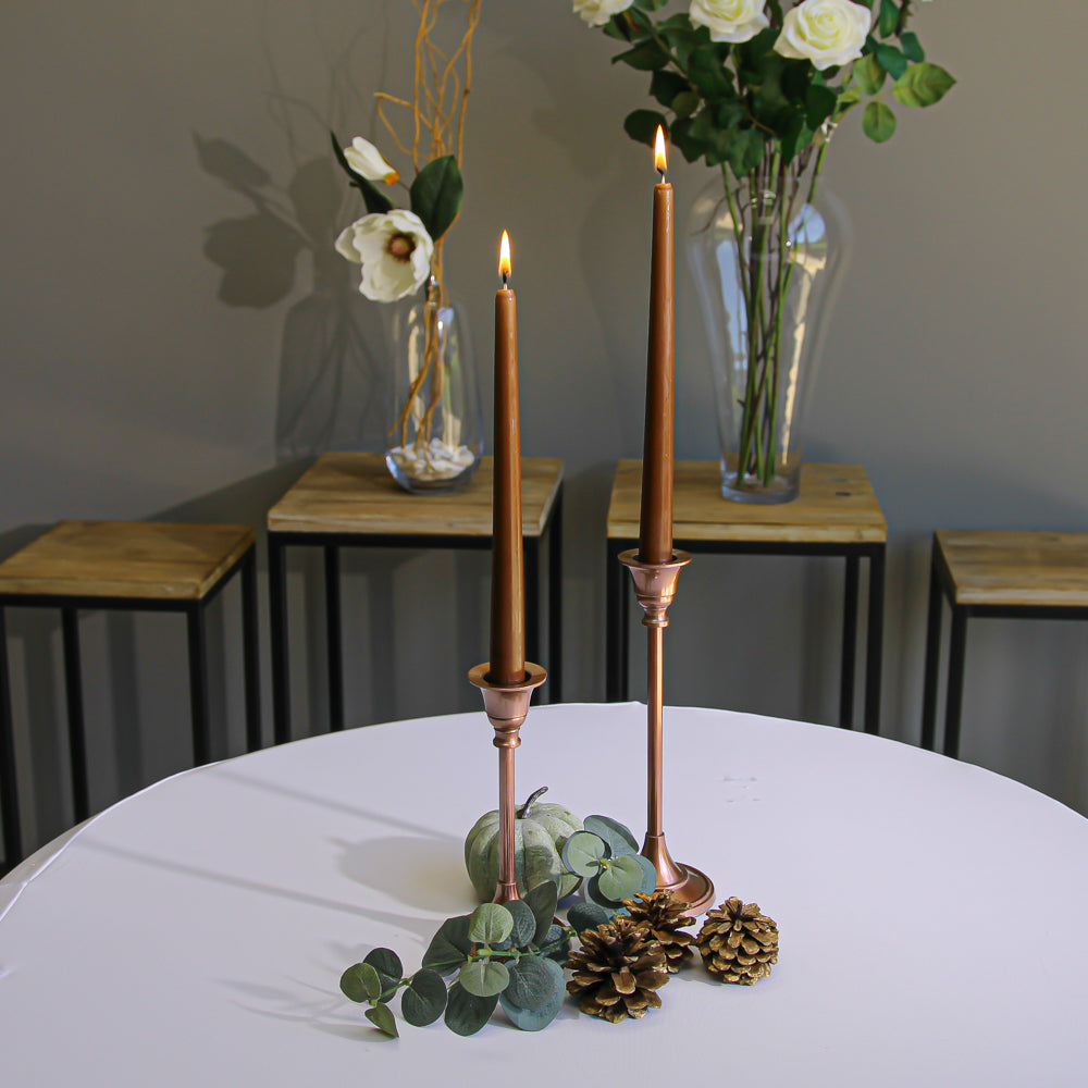 Richland Taper Candles 10" Brown Set of 50