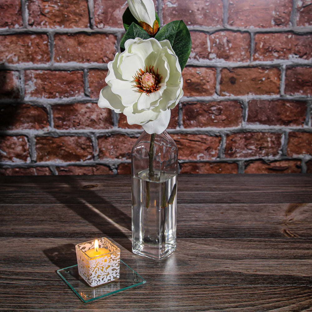 Richland Votive Holder Square White Lace Set of 72