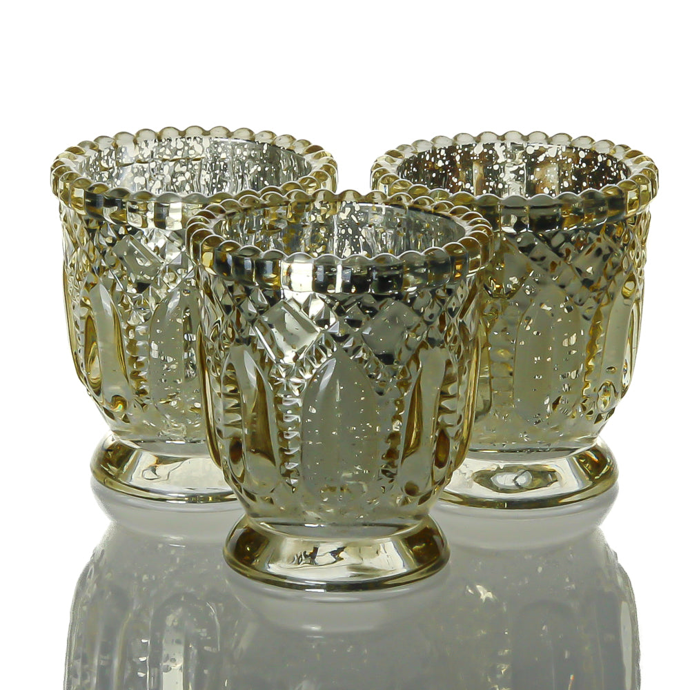 Richland Holder Royal Mercury Petite Metallic Gold