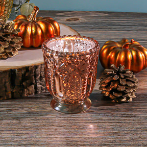 Richland Holder Royal Mercury Petite Rose Gold Set of 48