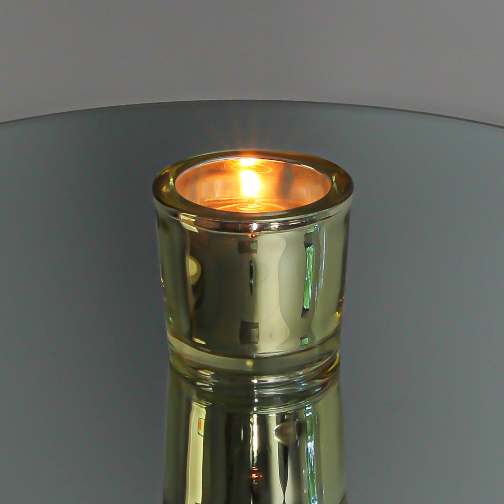 Richland Chunky Votive Holder Gold Mirrored