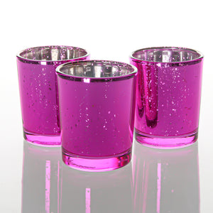 Richland Votive Holders Pink Mercury Set of 12