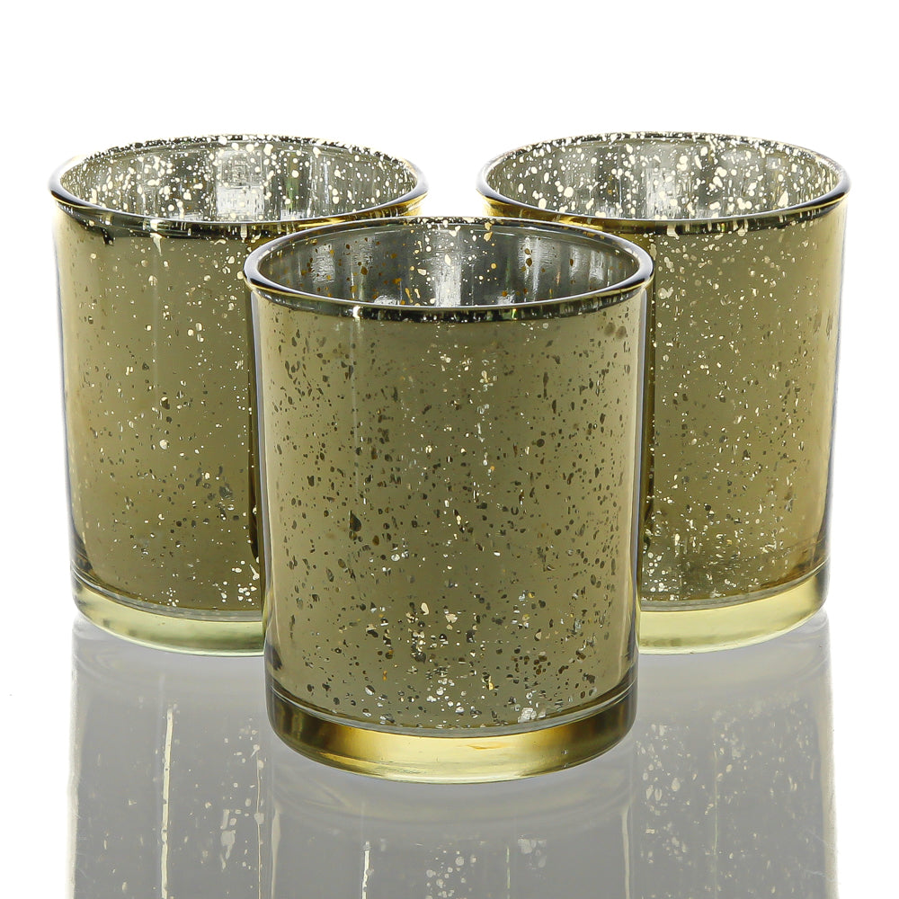 Richland Votive Holder Grande Gold Mercury