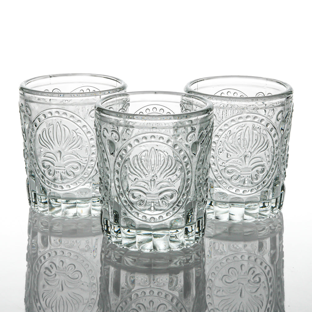 Richland Votive Holder Clear Textured Glass