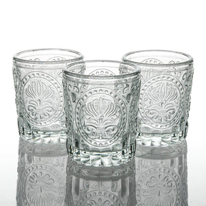 Richland Votive Holder Clear Textured Glass