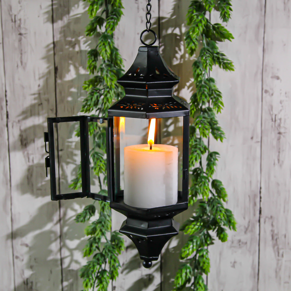 Richland Hanging Decorative Metal Lantern