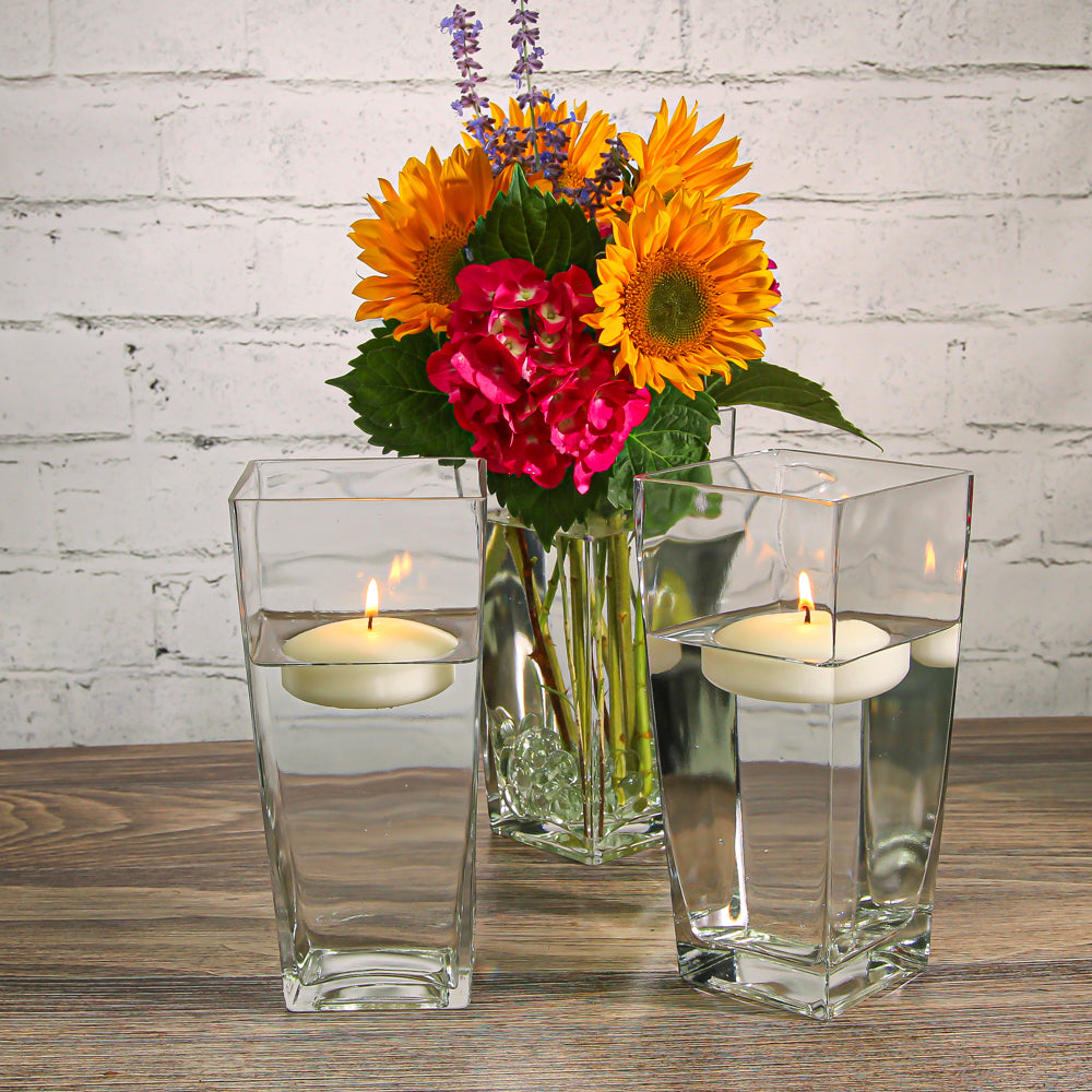 Richland Floating Candles 3" Light Ivory Set of 24