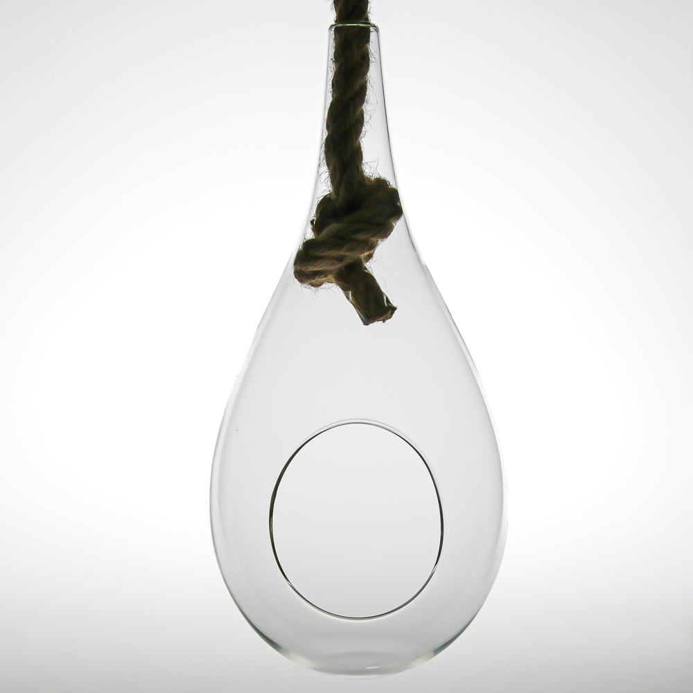 Richland Teardrop Terrarium with Rope