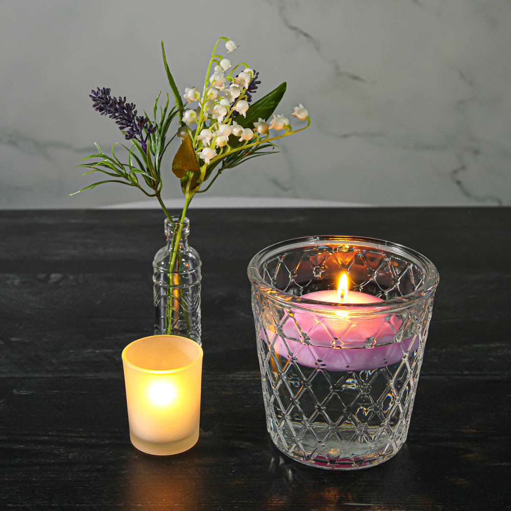Richland Floating Candles 3" Lavender Set of 12