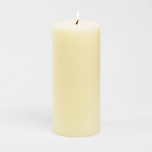Richland Pillar Candles 4"x6", 4"x9" & 4"x12" Ivory Set of 3