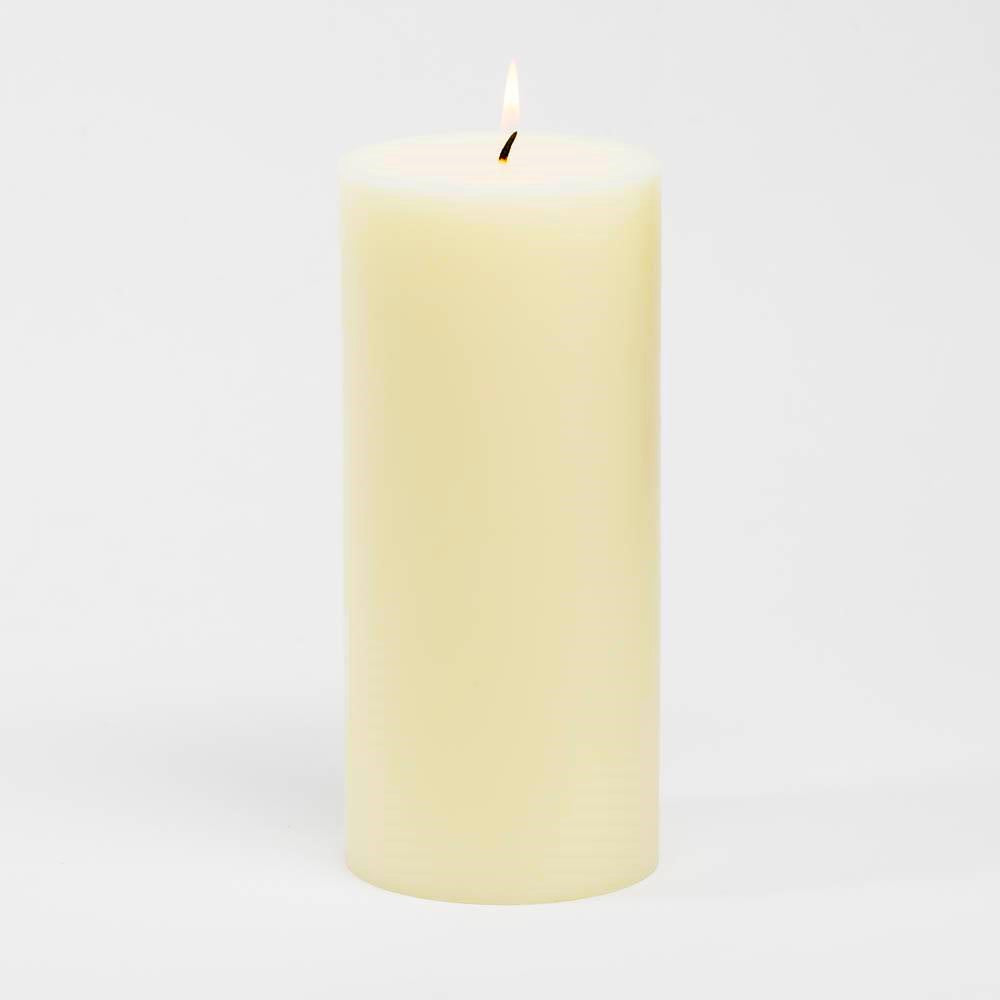 Richland Pillar Candles 4"x6", 4"x9" & 4"x12" Ivory Set of 18