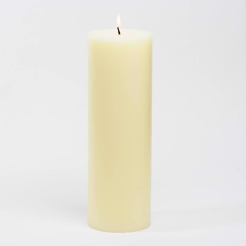 Richland Pillar Candles 4"x6", 4"x9" & 4"x12" Ivory Set of 3