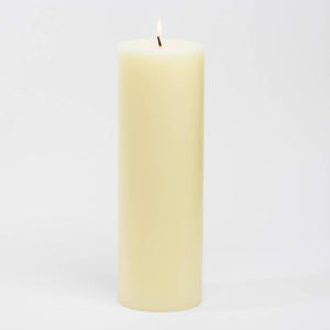 Richland Pillar Candles 4"x6", 4"x9" & 4"x12" Ivory Set of 18