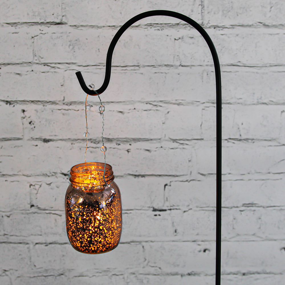 36" Black Metal Shepherds Hook