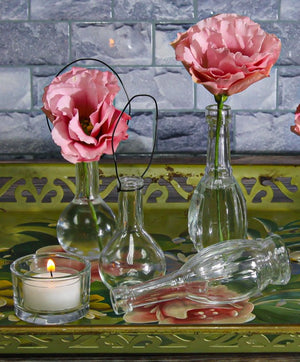 Richland Vintage Bubble Bud Vase Set of 48