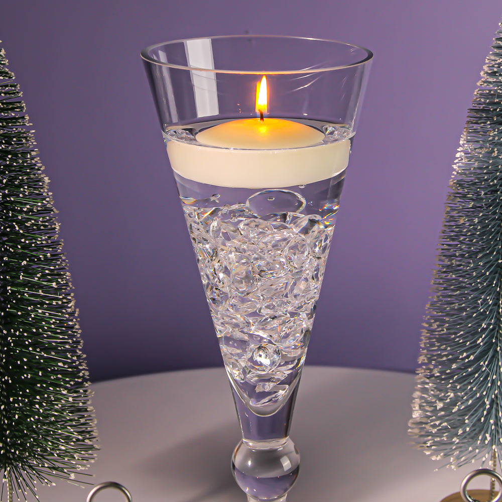 Richland Floating Candles 3" Light Ivory Set of 24