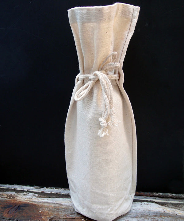 Canvas Wine Bottle Gift Bags (Set of 5)