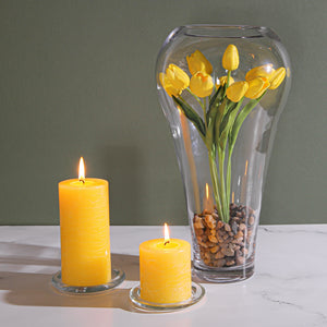 Natural Touch Mini Tulip Bouquet 14in - Yellow