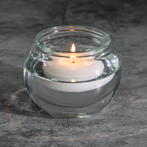 Richland Bubble Ball Vase with Rim 4" 