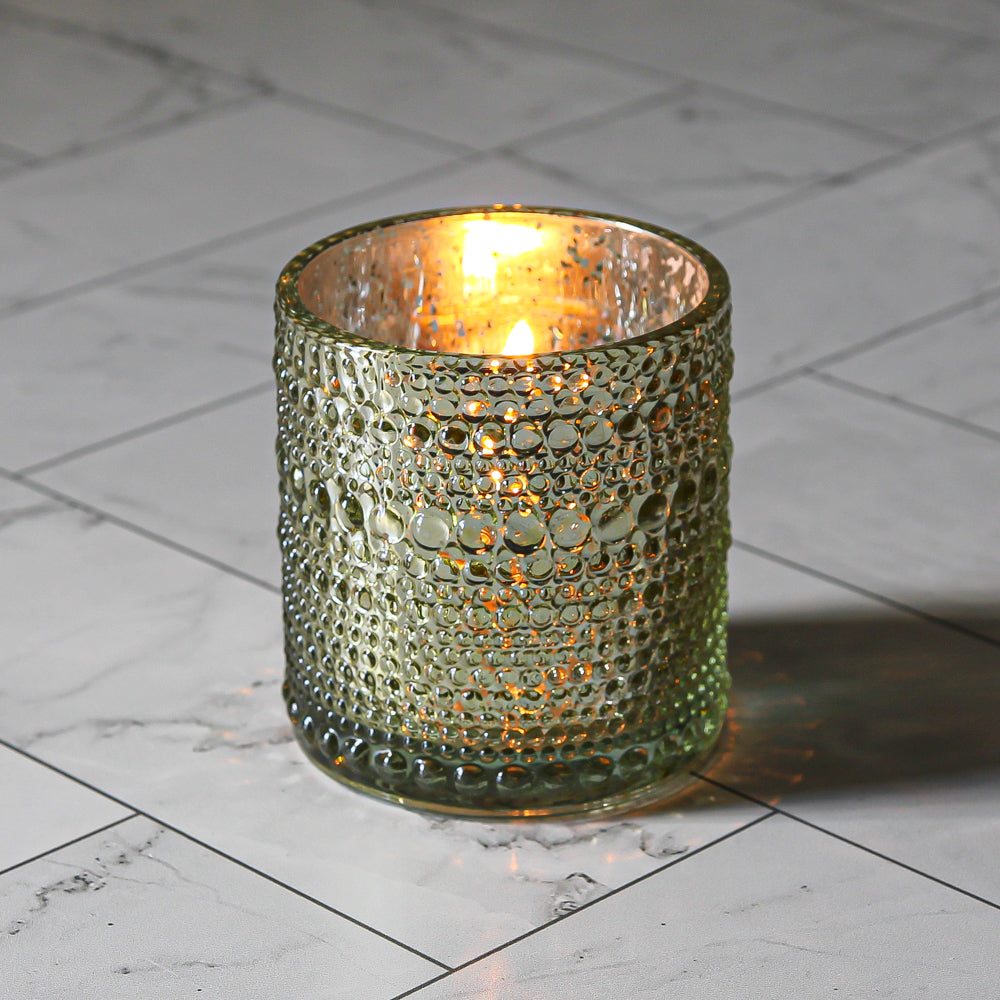 Richland Mercury Candle Holder Pearly Metallic Gold