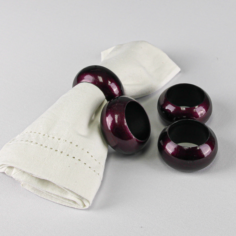 eggplant napkin ring 9508 04