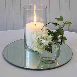Richland Pillar Candle 3" & Eastland Cylinder Holder 6" Set of 12 (Choose your Color)