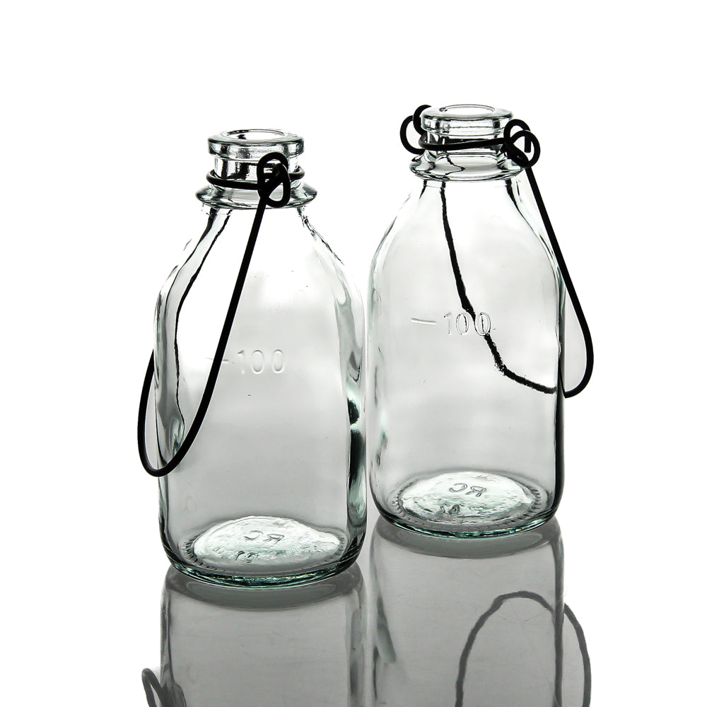 Richland Vintage Bottle Hanging Glass Vase Set of 48