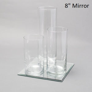 Eastland Square Mirror and Cylinder Vase Centerpiece Set of 4
