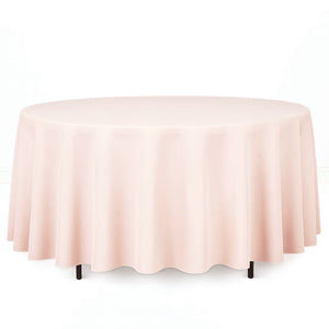 Premium Polyester Round Tablecloth 108" - 220GSM - By TCF Linens