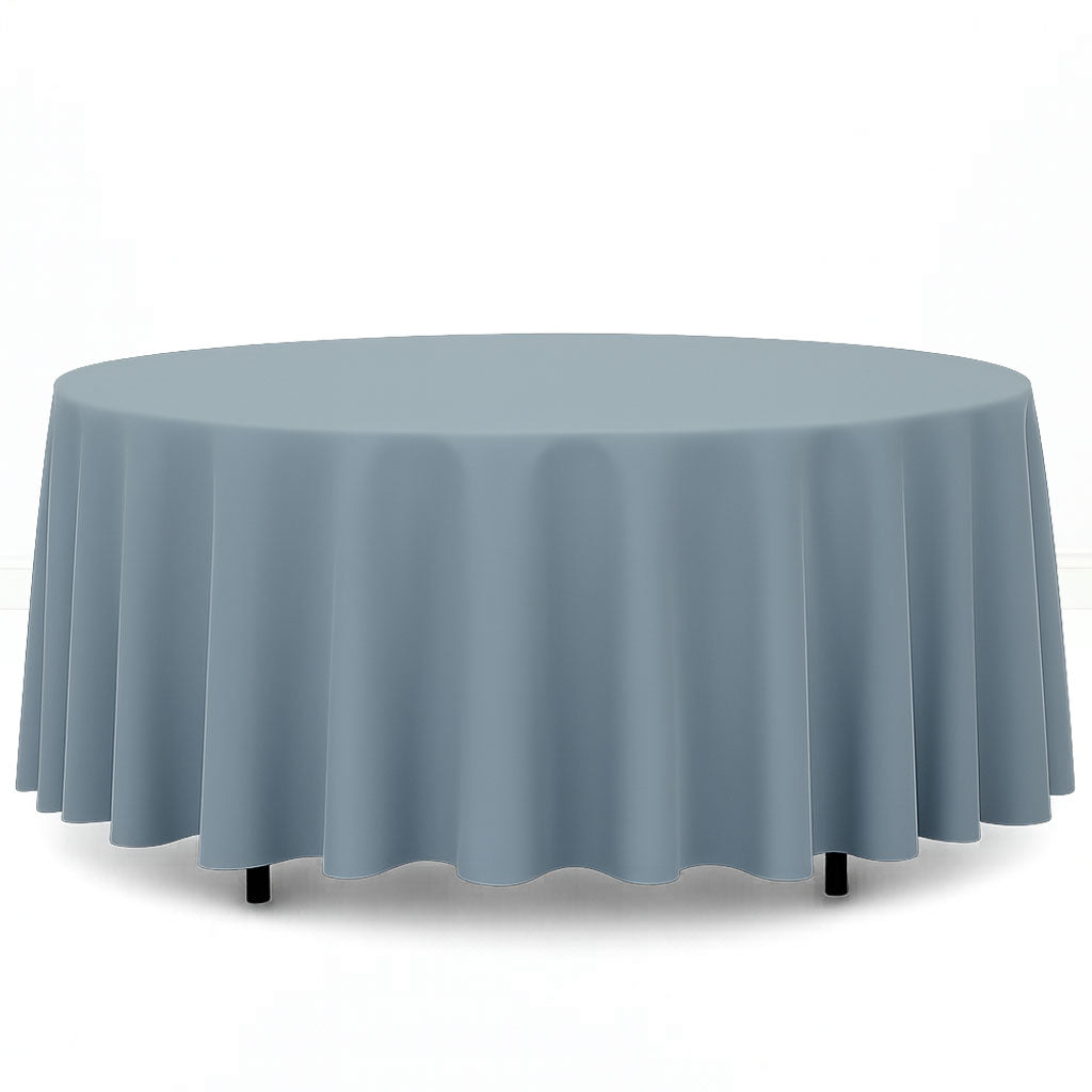 Premium Polyester Round Tablecloth 108" - 220GSM - By TCF Linens