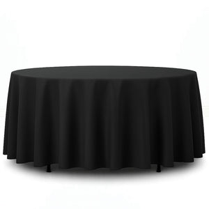 Premium Polyester Round Tablecloth 108" - 220GSM - By TCF Linens