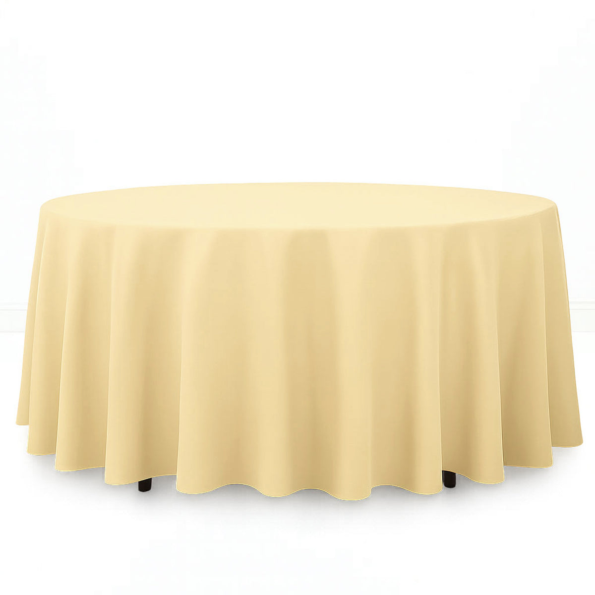 Premium Polyester Round Tablecloth 108" - 220GSM - By TCF Linens