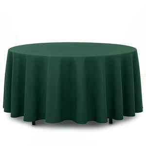 Premium Polyester Round Tablecloth 108" - 220GSM - By TCF Linens