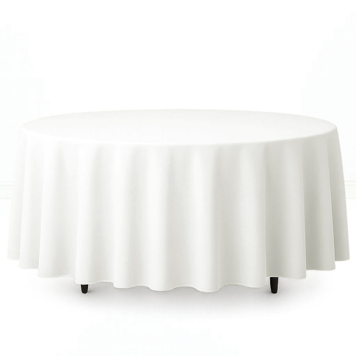 Premium Polyester Round Tablecloth 108" - 220GSM - By TCF Linens