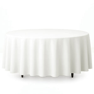 Premium Polyester Round Tablecloth 108" - 220GSM - By TCF Linens