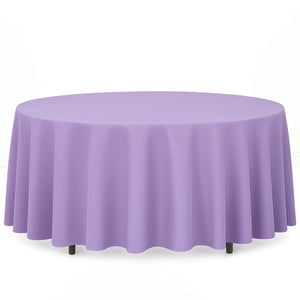Premium Polyester Round Tablecloth 108" - 220GSM - By TCF Linens