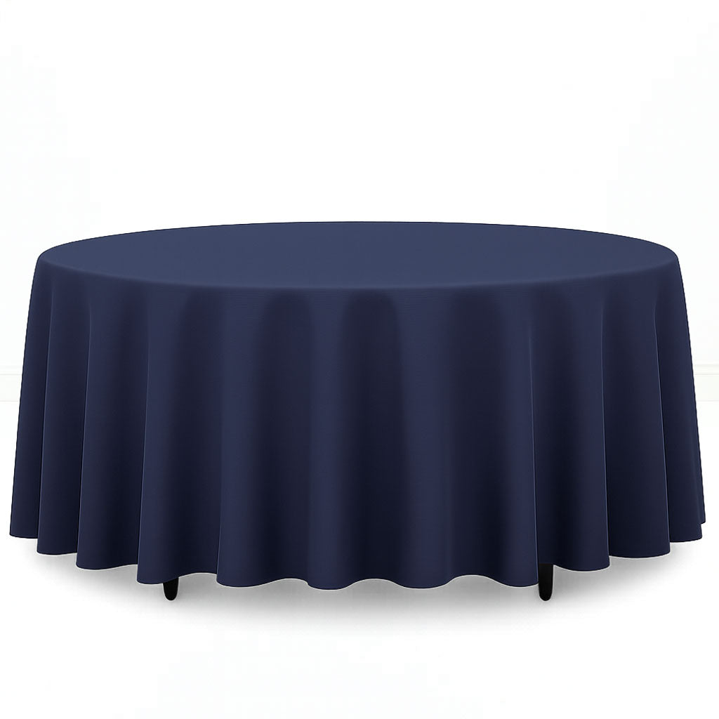 Premium Polyester Round Tablecloth 108" - 220GSM - By TCF Linens