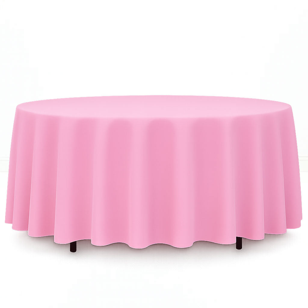Premium Polyester Round Tablecloth 108" - 220GSM - By TCF Linens