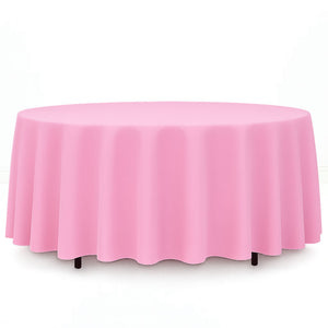 Premium Polyester Round Tablecloth 108" - 220GSM - By TCF Linens