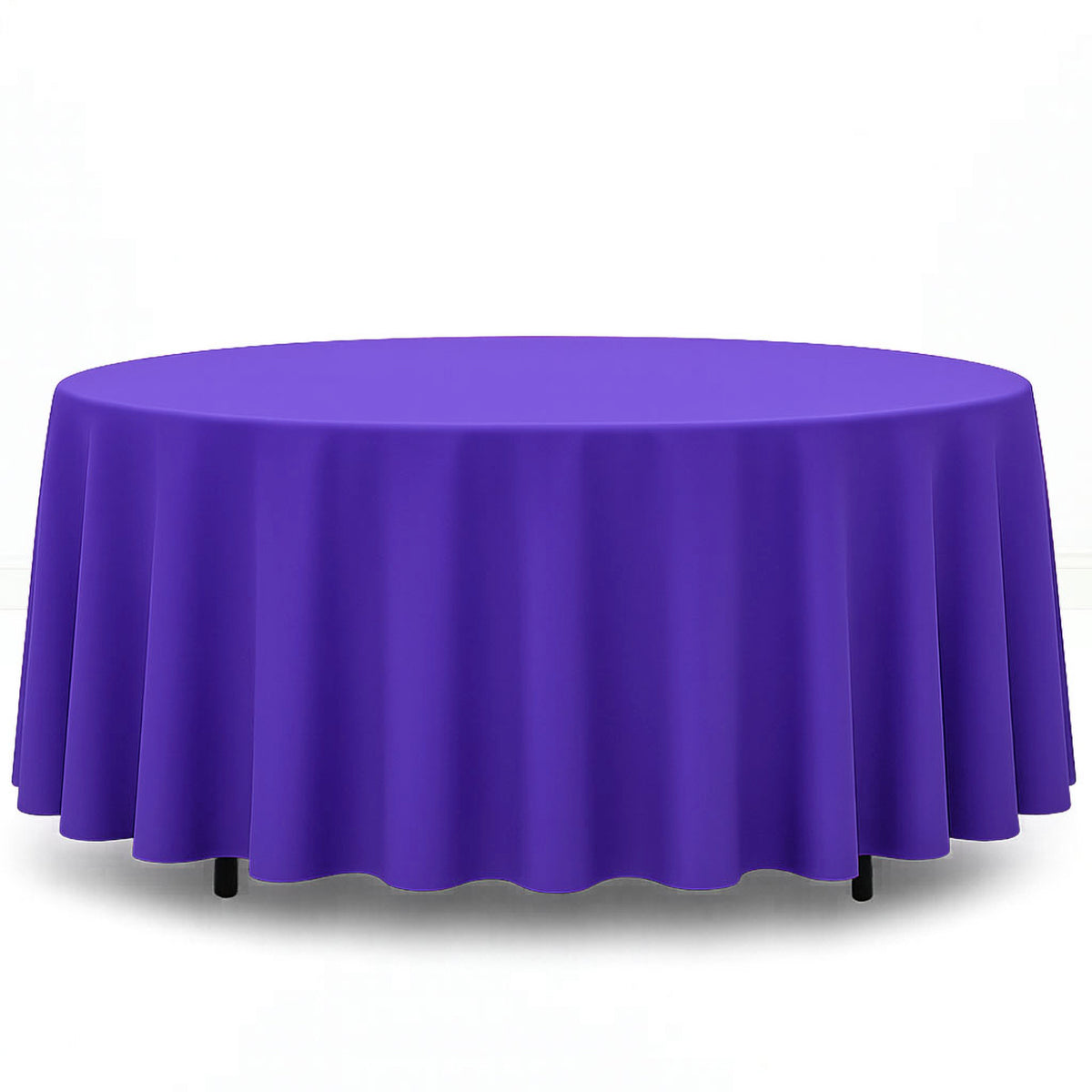 Premium Polyester Round Tablecloth 108" - 220GSM - By TCF Linens