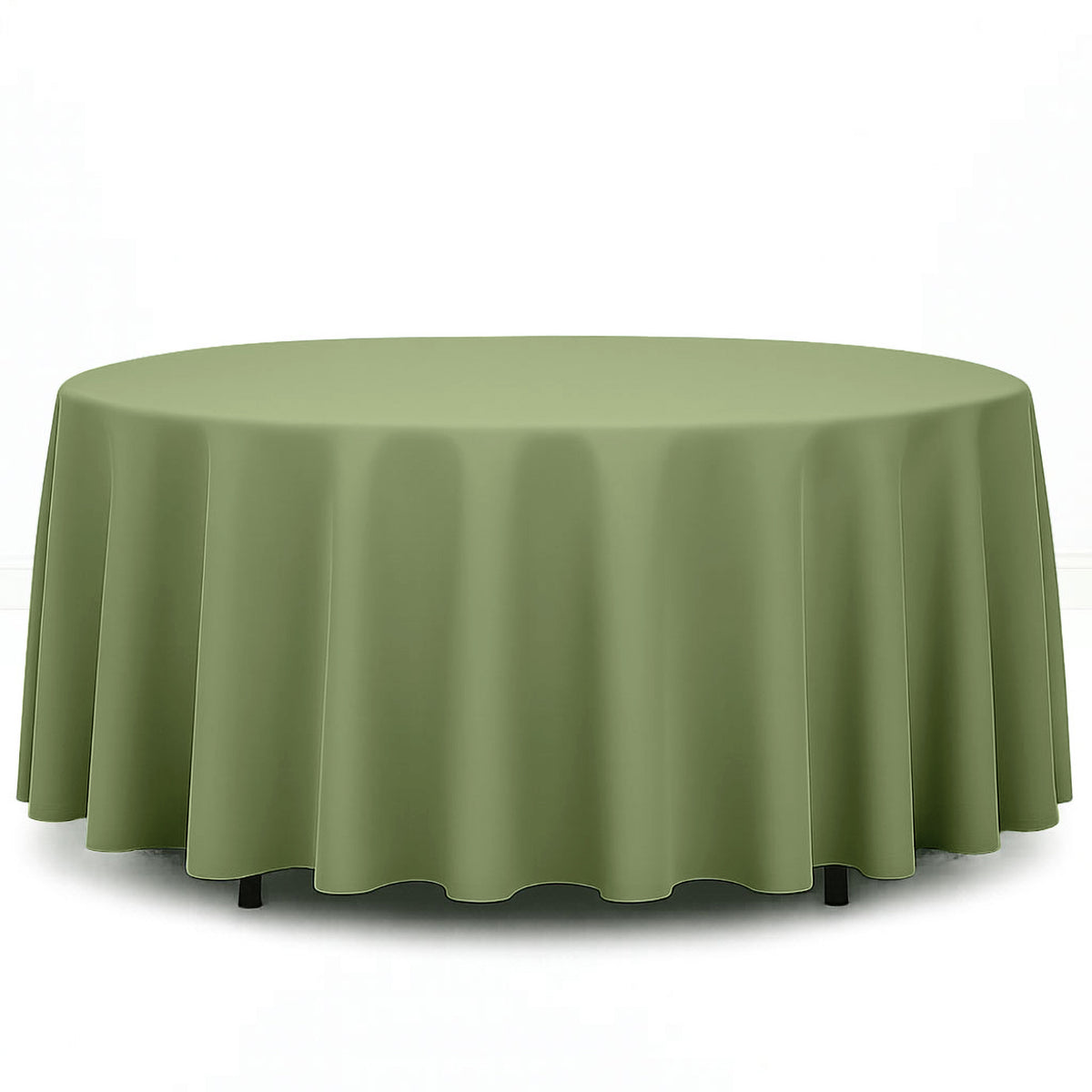 Premium Polyester Round Tablecloth 108" - 220GSM - By TCF Linens
