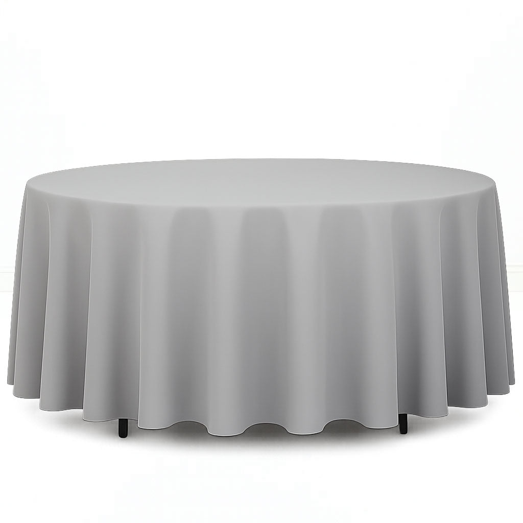 Premium Polyester Round Tablecloth 108" - 220GSM - By TCF Linens