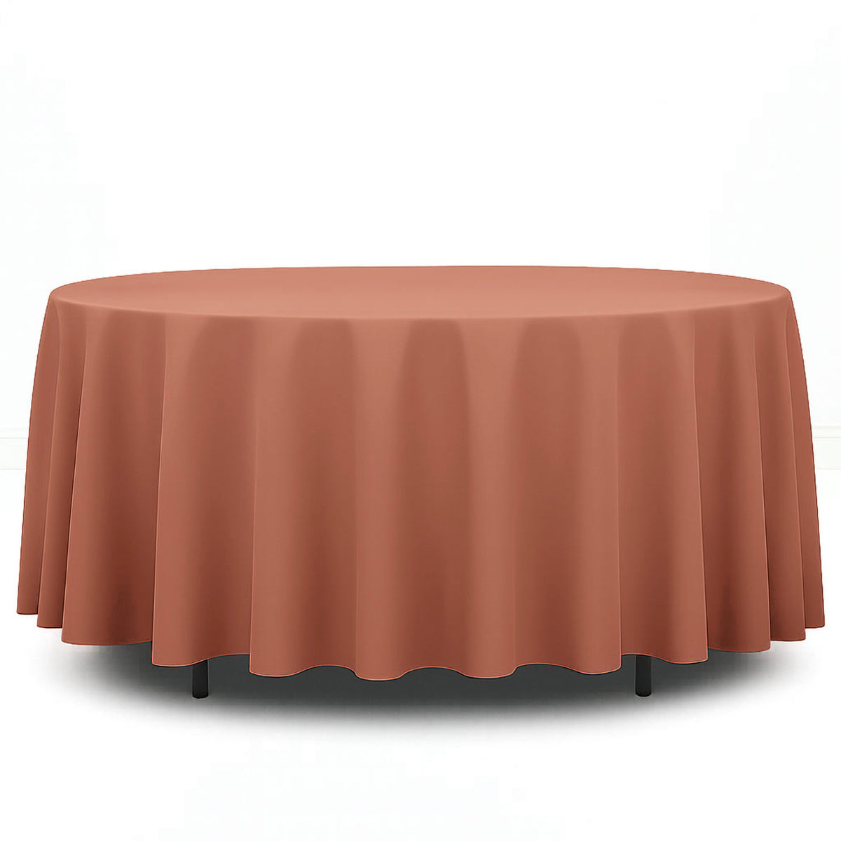 Premium Polyester Round Tablecloth 108" - 220GSM - By TCF Linens