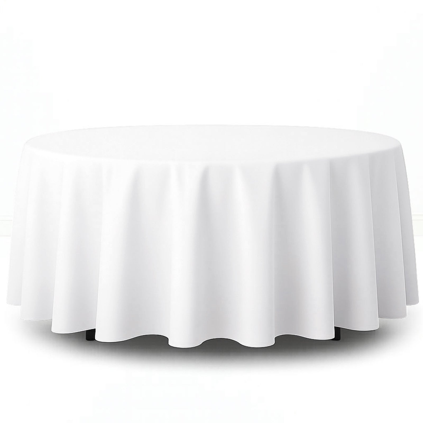Premium Polyester Round Tablecloth 108" - 220GSM - By TCF Linens