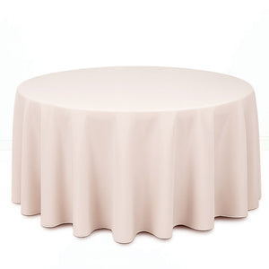Premium Polyester Round Tablecloth 120" - 220GSM - By TCF Linens